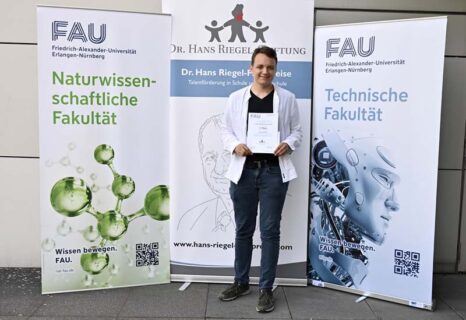 Thomas Miller, 1. Platz Informatik (Foto: Harald Sippel / FAU)