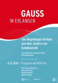 Plakat zur Gauß-Vorlesung